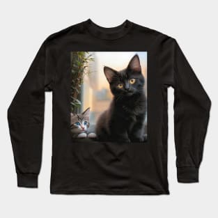 Cute Kittens Beautiful Cats Long Sleeve T-Shirt